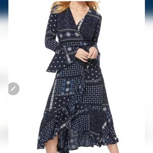 Scoop High lLow Wrap Dress